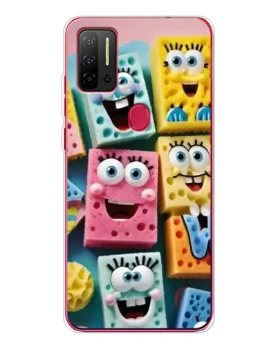 Чехол для Ulefone Note 11P с картинкой «Цветные губки»
