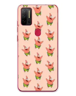 Чехол для Ulefone Note 11P с картинкой «Патрик Стар паттерн» Чехол для Ulefone Note 11P с картинкой «Патрик Стар паттерн»