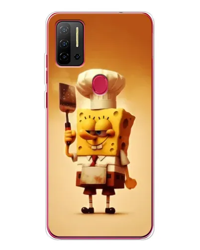 Чехол для Ulefone Note 11P с картинкой «Губка Боб повар»