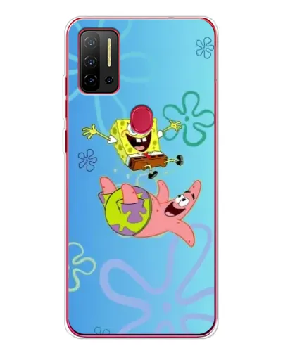 Чехол для Ulefone Note 11P с картинкой «Спанч Боб и Патрик»