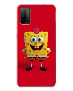 Чехол для Ulefone Note 11P с картинкой «Спанч Боб на красном» Чехол для Ulefone Note 11P с картинкой «Спанч Боб на красном»