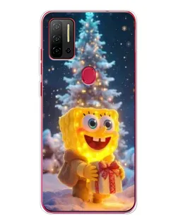 Чехол для Ulefone Note 11P с картинкой «Рождественский Спанч Боб» Чехол для Ulefone Note 11P с картинкой «Рождественский Спанч Боб»