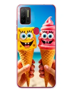 Чехол для Ulefone Note 11P с картинкой «Спанч Боб мороженое» Чехол для Ulefone Note 11P с картинкой «Спанч Боб мороженое»