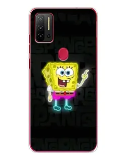 Чехол для Ulefone Note 11P с картинкой «Неоновый Губка Боб» Чехол для Ulefone Note 11P с картинкой «Неоновый Губка Боб»