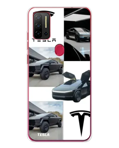 Чохол для Ulefone Note 11P з картинкою «Колаж Cybertruck Tesla» Чохол для Ulefone Note 11P з картинкою «Колаж Cybertruck Tesla»