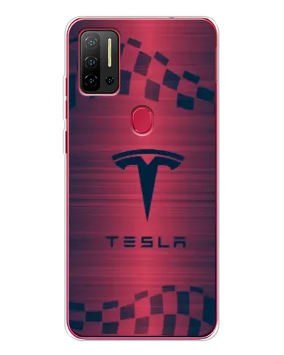 Чохол для Ulefone Note 11P з картинкою «Тесла червоний карбон» Чохол для Ulefone Note 11P з картинкою «Тесла червоний карбон»