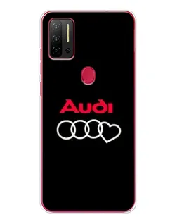 Чохол для Ulefone Note 11P з картинкою «Логотип Audi Heart»