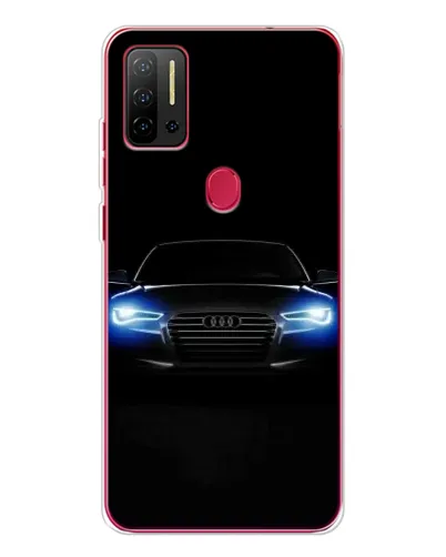Чохол для Ulefone Note 11P з картинкою «Audi в неоні»