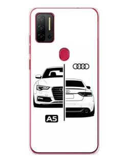 Чохол для Ulefone Note 11P з картинкою «Audi — контрастний дизайн»