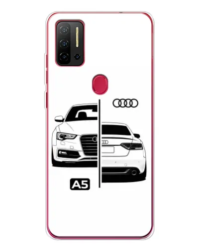 Чохол для Ulefone Note 11P з картинкою «Audi — контрастний дизайн»