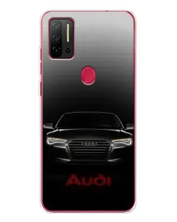 Чохол для Ulefone Note 11P з картинкою «Audi — градієнтний контур»