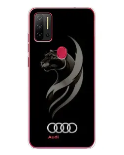 Чохол для Ulefone Note 11P з картинкою «Графіка — пантера та Audi»