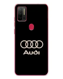 Чохол для Ulefone Note 11P з картинкою «Audi — золотий логотип»