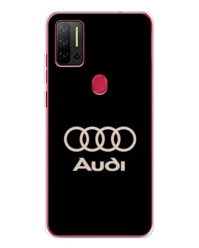Чохол для Ulefone Note 11P з картинкою «Audi — золотий логотип»
