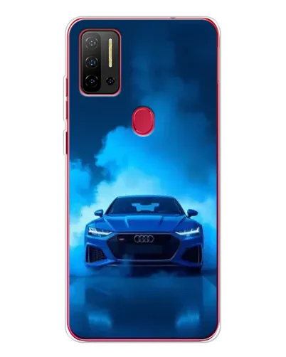 Чохол для Ulefone Note 11P з картинкою «Audi — блакитна енергія»