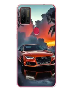 Чохол для Ulefone Note 11P з картинкою «Audi — захід сонця»