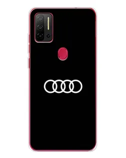 Чохол для Ulefone Note 11P з картинкою «Audi White Logo»