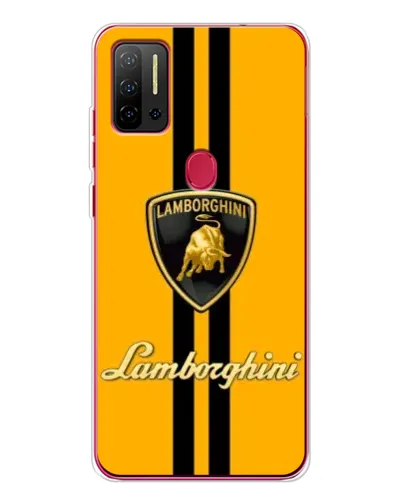 Чохол для Ulefone Note 11P з картинкою «Lamborghini Stripe жовтий»