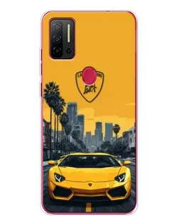Чохол для Ulefone Note 11P з картинкою «Жовтий Lamborghini місто» Чохол для Ulefone Note 11P з картинкою «Жовтий Lamborghini місто»