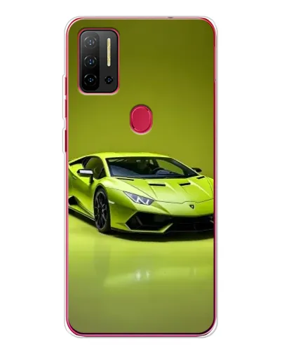 Чохол для Ulefone Note 11P з картинкою «Салатовий Lamborghini Huracan»