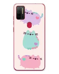 Чехол для Ulefone Note 11P с картинкой «Pusheen трио» Чехол для Ulefone Note 11P с картинкой «Pusheen трио»
