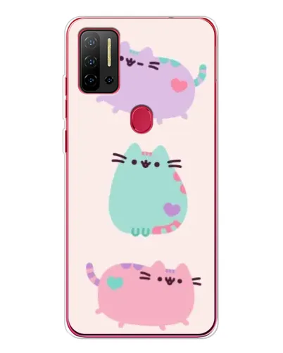 Чехол для Ulefone Note 11P с картинкой «Pusheen трио» Чехол для Ulefone Note 11P с картинкой «Pusheen трио»