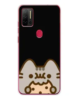 Чехол для Ulefone Note 11P с картинкой «Пушин на черном» Чехол для Ulefone Note 11P с картинкой «Пушин на черном»