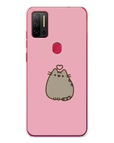 Чехол для Ulefone Note 11P с картинкой «Pusheen сердце» Чехол для Ulefone Note 11P с картинкой «Pusheen сердце»