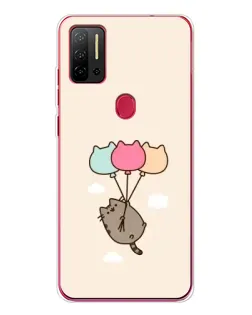 Чехол для Ulefone Note 11P с картинкой «Пушин на шариках» Чехол для Ulefone Note 11P с картинкой «Пушин на шариках»