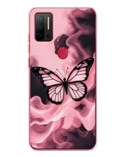 Чохол для Ulefone Note 11P з картинкою «Метелик у диму»