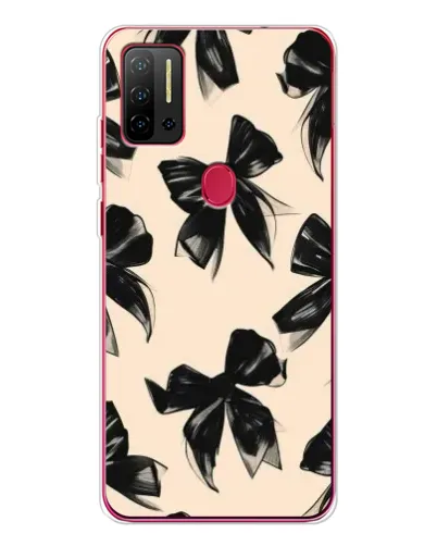 Чохол для Ulefone Note 11P з картинкою «Патерн чорні банти» Чохол для Ulefone Note 11P з картинкою «Патерн чорні банти»