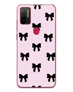 Чохол для Ulefone Note 11P з картинкою «Чорні банти Coquette»