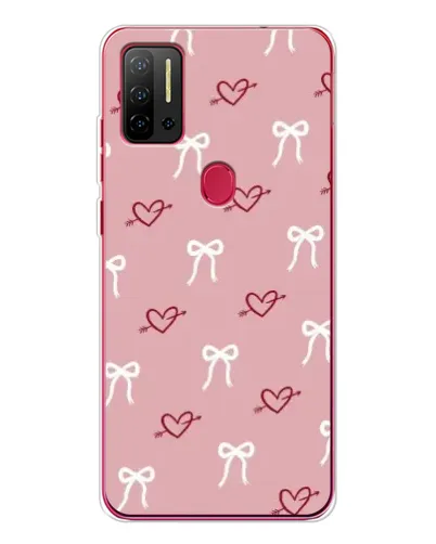 Чохол для Ulefone Note 11P з картинкою «Серця та банти» Чохол для Ulefone Note 11P з картинкою «Серця та банти»
