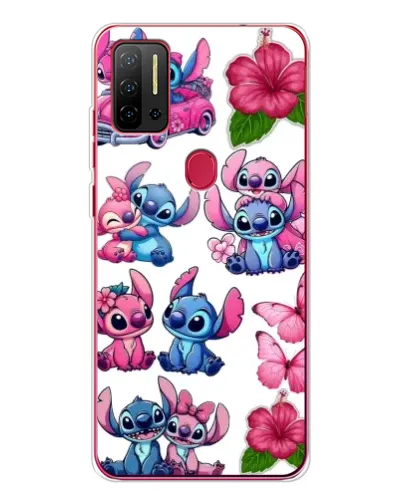 Чохол для Ulefone Note 11P з картинкою «Стікери Stitch та Angel»