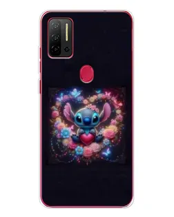 Чохол для Ulefone Note 11P з картинкою «Stitch у квітах»