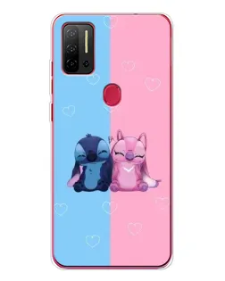 Чохол для Ulefone Note 11P з картинкою «Stitch та Angel Love»