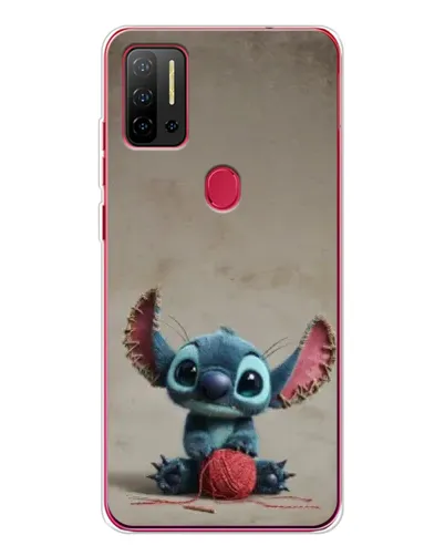 Чохол для Ulefone Note 11P з картинкою «Стіч на чоричневому фоні»