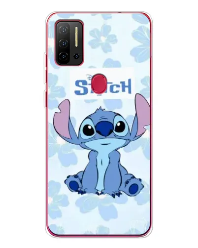 Чохол для Ulefone Note 11P з картинкою «Stitch серед квітів»