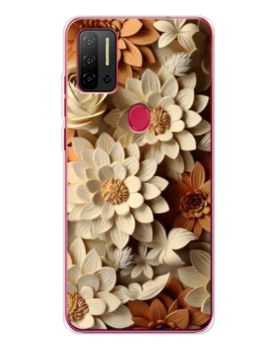 Чехол для Ulefone Note 11P с картинкой «Бежевый флористический декор» Чехол для Ulefone Note 11P с картинкой «Бежевый флористический декор»