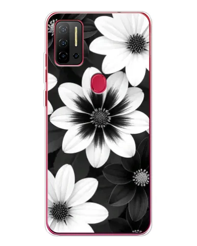 Чехол для Ulefone Note 11P с картинкой «Монохромные астры» Чехол для Ulefone Note 11P с картинкой «Монохромные астры»