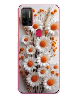 Чехол для Ulefone Note 11P с картинкой «Белые сухоцветы»