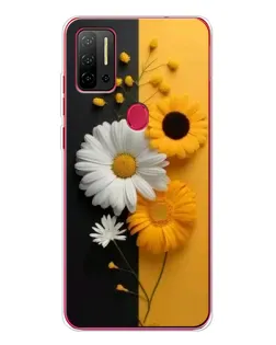 Чехол для Ulefone Note 11P с картинкой «Подсолнух и ромашка»