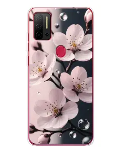 Чехол для Ulefone Note 11P с картинкой «Нежная сакура и капли»