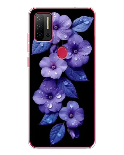 Чехол для Ulefone Note 11P с картинкой «Фиолетовые цветы с росою» Чехол для Ulefone Note 11P с картинкой «Фиолетовые цветы с росою»