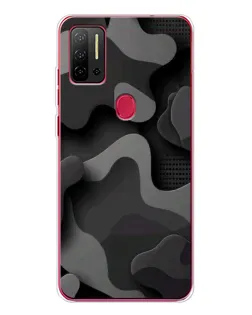 Чохол для Ulefone Note 11P з картинкою «Темний абстрактний камуфляж»