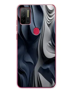 Чохол для Ulefone Note 11P з картинкою «Об'ємні сині складки»