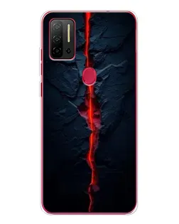 Чохол для Ulefone Note 11P з картинкою «Червона лавова тріщина»