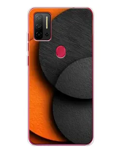 Чохол для Ulefone Note 11P з картинкою «Геометрія помаранчевих кіл»