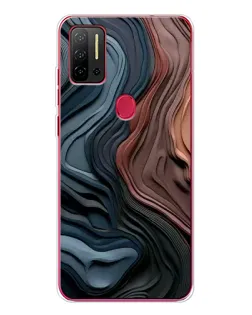 Чохол для Ulefone Note 11P з картинкою «Кольорові хвилі каньйону»