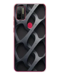 Чохол для Ulefone Note 11P з картинкою «Об'ємне сіре плетіння»